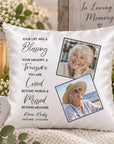 photo memorial cushion