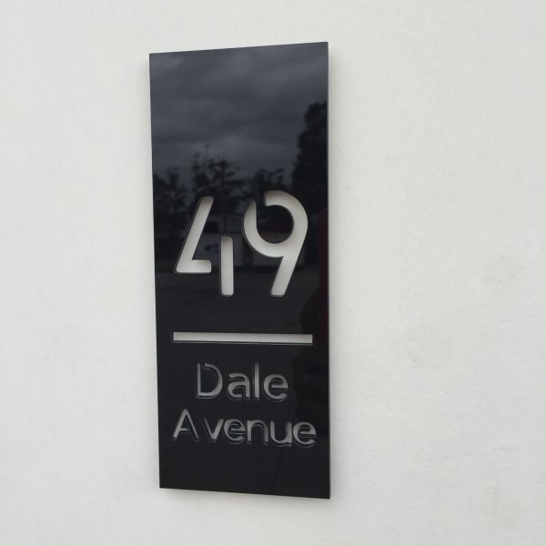 house numbers, address sign