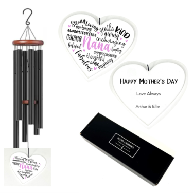 personalised windchimes, mothers day gift
