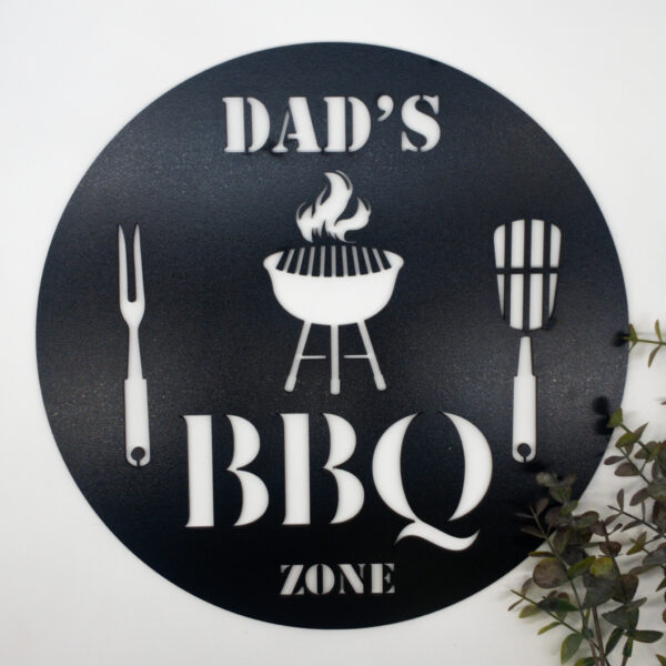 personalised bbq sign, laser cur bbq sign