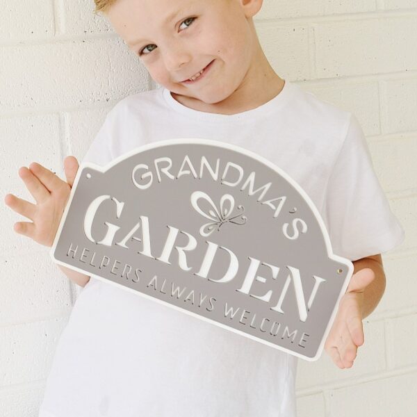 personalised garden sign