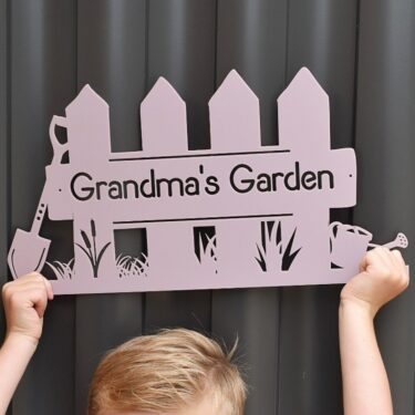 personalised garden sign