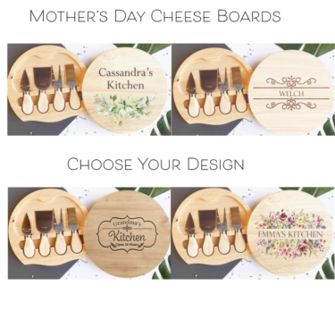 personalised cheese board, mothers day gift