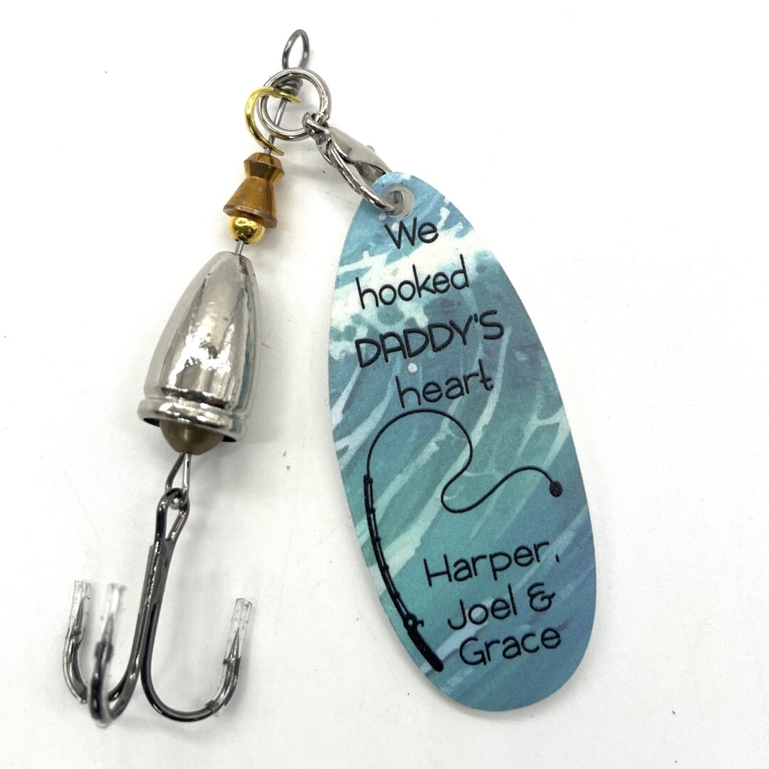 Personalised Fishing Lure: Cast with Style and Sentiment - Chain Valley  Gifts