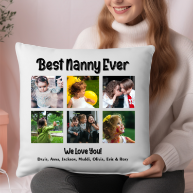 personalised mothers day pillow, photo cushion